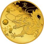 Gold Quarter Ounce 2016 Feng Shui - Dragon: Photo Coin, Niue, Gold Quarter Ounce 2016 Feng Shui - Dragon / thumbnail