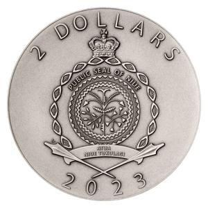 Niue / Two Dollars Silver 2023 Petra - obverse photo