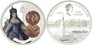 Niue / Silver Ounce 2013 Russian Empress Anna - obverse photo