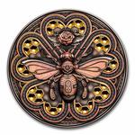 Niue / Silver Two Ounces 2023 Steampunk - Metal Bee - reverse photo