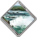One Dollar Silver 2014 Niagara Waterfall: Photo Coin, Niue, Silver Dollar 2014 Niagara Waterfall / thumbnail