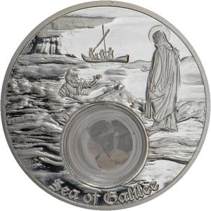 Niue / Silver Ounce 2021 Footsteps of Jesus - Sea of Galilee - reverse photo
