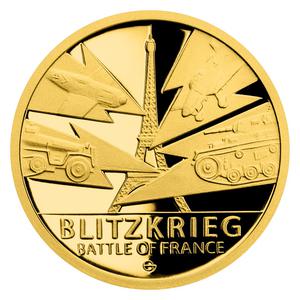 Niue / Gold Tenth-Ounce 2020 Battle of France - reverse photo