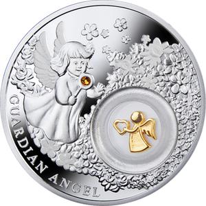 Niue / Silver Ounce 2014 Guardian Angel - reverse photo