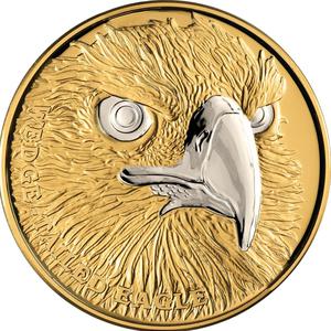 Niue / Gold Ounce 2019 Wildlife Up Close - Wedge-Tailed Eagle - reverse photo