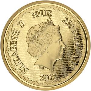 Niue / Gold Ounce 2018 Double Dragon - obverse photo