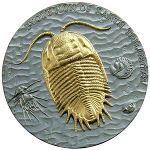 Niue / Silver Two Ounces 2016 Trilobites - reverse photo