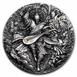 Silver Two Ounces 2021 Four Heavenly Kings - Chiguotian: Photo Coin, Niue, Silver Two Ounces 2021 Four Heavenly Kings - Chiguotian / thumbnail