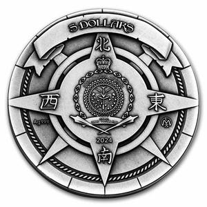 Niue / Silver Two Ounces 2024 Mistress of the Sea - obverse photo