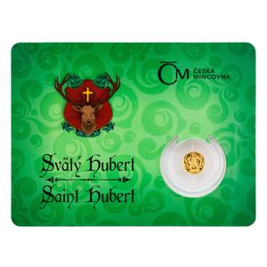Niue / Gold Half Gram 2021 Saint Hubert - reverse photo