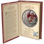 Silver Two Ounces 2019 The Red Dragon: Photo Coin, Niue, Silver Two Ounces 2019 The Red Dragon / thumbnail