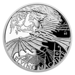 Niue / Silver Ounce 2019 Leonardo da Vinci - Flying Machine - reverse photo