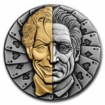 Niue / Silver Two Ounces 2021 Antique Silver Mask - reverse photo