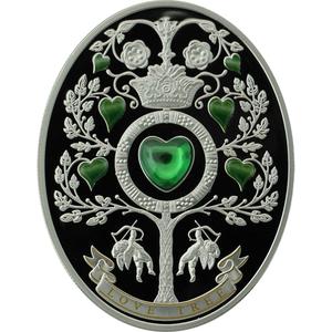 Niue / Silver Ounce 2013 Love Tree - reverse photo
