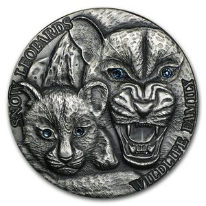 Niue / Silver Ounce 2015 Snow Leopards - reverse photo