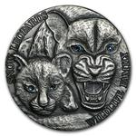 Silver Ounce 2015 Snow Leopards: Photo Coin, Niue, Silver Ounce 2015 Snow Leopards / thumbnail