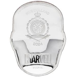 Niue / Silver Two Ounces 2024 Iron Man Helmet - obverse photo