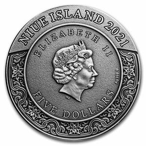 Niue / Silver Two Ounces 2021 Four Heavenly Kings - Chiguotian - obverse photo
