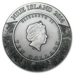 Silver Four Ounces 2014 Buffalo: Photo Coin, Niue, Silver Four Ounces 2014 Buffalo / thumbnail