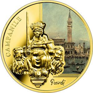 Niue / Fifty Dollars Gold 2016 Campanile - reverse photo