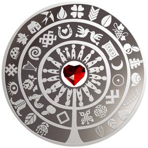 Niue / Silver Ounce 2021 Folklore Symbols - Love - reverse photo