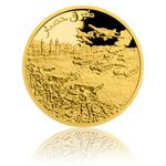 Niue / Five Dollars Gold 2016 Siege of Tobruk - reverse photo