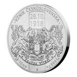 Silver Ten Ounces 2018 Establishment of Czechoslovakia: Photo Coin, Niue, Silver Ten Ounces 2018 Establishment of Czechoslovakia / thumbnail