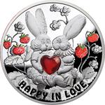 Silver Ounce 2012 Happy in Love: Photo Coin, Niue, Silver Ounce 2012 Happy in Love / thumbnail