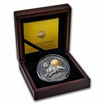 Silver Two Ounces 2021 Wildlife In the Moonlight - Lioness: Photo Coin, Niue, Silver Two Ounces 2021 Wildlife In the Moonlight - Lioness / thumbnail