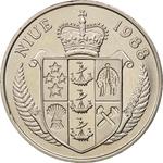 Five Dollars 1988 Franz Beckenbauer: Photo Coin, Niue, Five Dollars 1988 Franz Beckenbauer / thumbnail