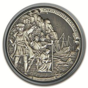 Niue / Silver Two Ounces 2015 Christopher Columbus - reverse photo