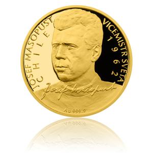 Niue / Gold Quarter Ounce 2014 Josef Masopust - reverse photo