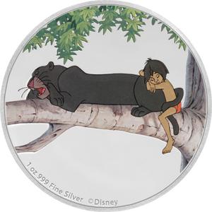 Niue / Silver Ounce 2017 Mowgli and Shere Kahn - obverse photo