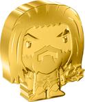 Niue / Silver Ounce 2023 Chibi - DC Comics: Aquaman / Gold Plated - reverse photo