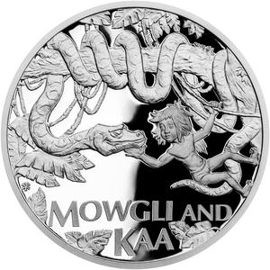 Niue / Silver Ounce 2022 The Jungle Book - Mowgli and Kaa - reverse photo