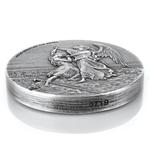 Silver Two Ounces 2017 Jacob Wrestles the Angel: Photo Coin, Niue, Silver Two Ounces 2017 Jacob Wrestles The Angel / thumbnail