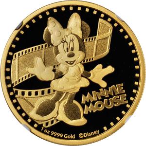 Niue / Gold Ounce 2014 Disney - Minnie Mouse - reverse photo