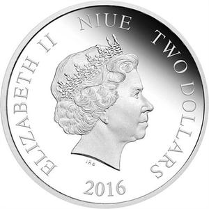 Niue / Silver Ounce 2016 Kings of the Continents - Cobra - obverse photo