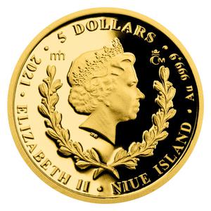 Niue / Gold Tenth-Ounce 2021 Battle of Rio de La Plata - obverse photo