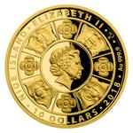 Gold Quarter Ounce 2018 Golden Rose: Photo Coin, Niue, Gold Quarter Ounce 2018 Golden Rose / thumbnail