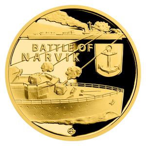 Niue / Gold Half Ounce 2020 Battle of Narvik - reverse photo