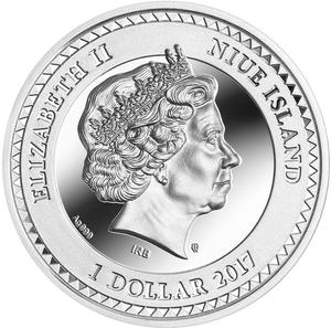 Niue / One Dollar Silver 2017 Wisdom - obverse photo