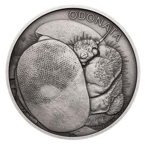 Niue / Silver Ounce 2019 Animal Champions - Dragonfly - reverse photo