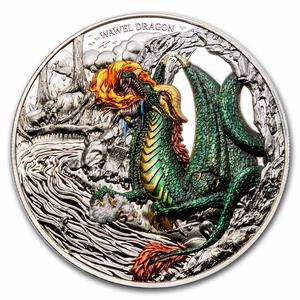 Niue / Silver Two Ounces 2024 Popular Legends - Wawel Dragon - reverse photo