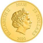 Gold Quarter Ounce 2020 Pluto and Mickey: Photo Coin, Niue, Gold Quarter Ounce 2020 Pluto and Mickey / thumbnail