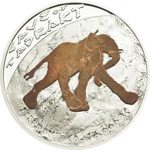Niue / Silver Half Ounce 2011 Cave of Tadrart Elephant - reverse photo