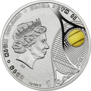 Niue / Silver Ounce 2015 Agnieszka Radwańska - obverse photo