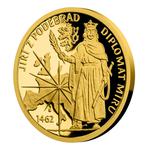 Gold Tenth-Ounce 2018 George of Poděbrady - Diplomat of Peace: Photo Coin, Niue, Gold Tenth-Ounce 2018 George of Poděbrady - Diplomat of Peace / thumbnail