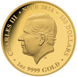 Niue / Gold Ounce 2024 Mythical Creatures - Gryphon - obverse photo
