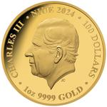 Gold Ounce 2024 Mythical Creatures - Gryphon: Photo Coin, Niue, Gold Ounce 2024 Mythical Creatures - Gryphon / thumbnail